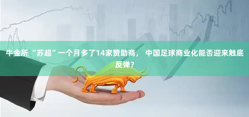 牛金所 “苏超”一个月多了14家赞助商， 中国足球商业化能否迎来触底反弹？
