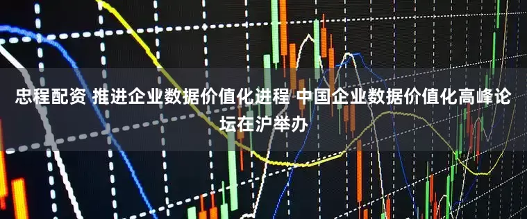 忠程配资 推进企业数据价值化进程 中国企业数据价值化高峰论坛在沪举办