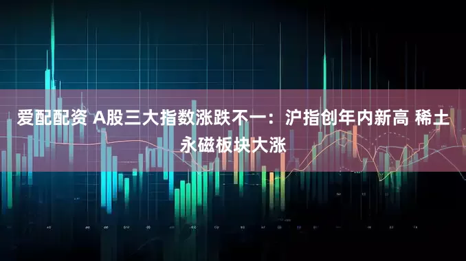爱配配资 A股三大指数涨跌不一：沪指创年内新高 稀土永磁板块大涨